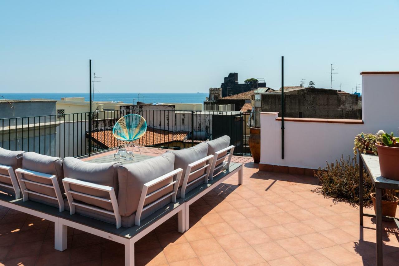 Apartamento La Terrazza Dei Normanni Aci Castello Exterior foto